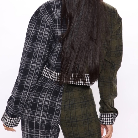 Houndstooth jacket Fashion Nova - Picture 2 of 4
